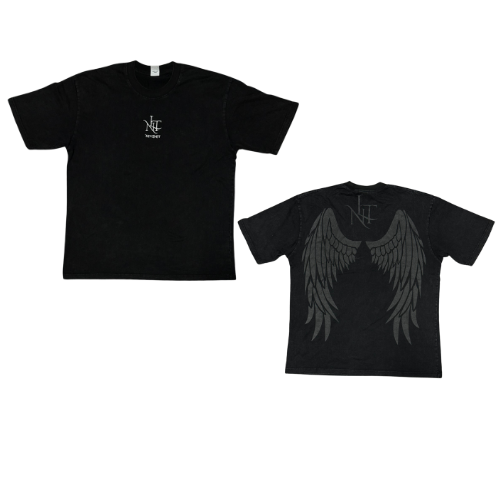NLT NOLIMIT~Heavyweight ~Oversize Shirt~Dark Wings