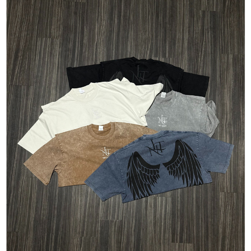 NLT NOLIMIT~Heavyweight ~Oversize Shirt~Dark Wings