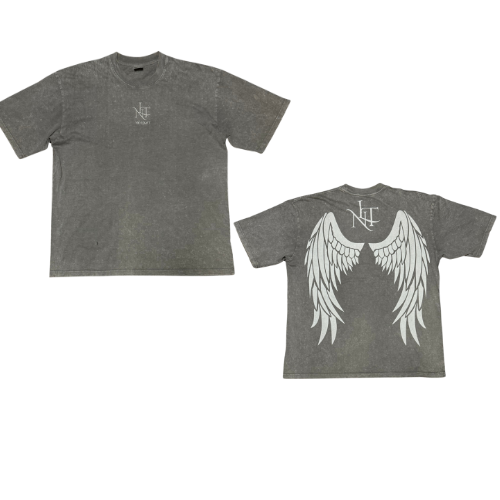 NLT NOLIMIT~Heavyweight ~Oversize Shirt~Light Wings
