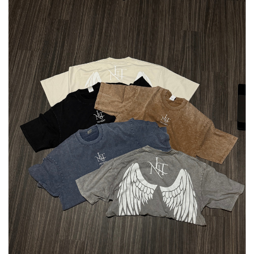 NLT NOLIMIT~Heavyweight ~Oversize Shirt~Light Wings